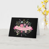 Bloedbloemen Kaart (Gele Bloem)