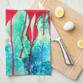 Bloedbloemen Theedoek (Quarter Fold)