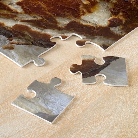 Bloedbrood houdt van eten legpuzzel (Zijkant)