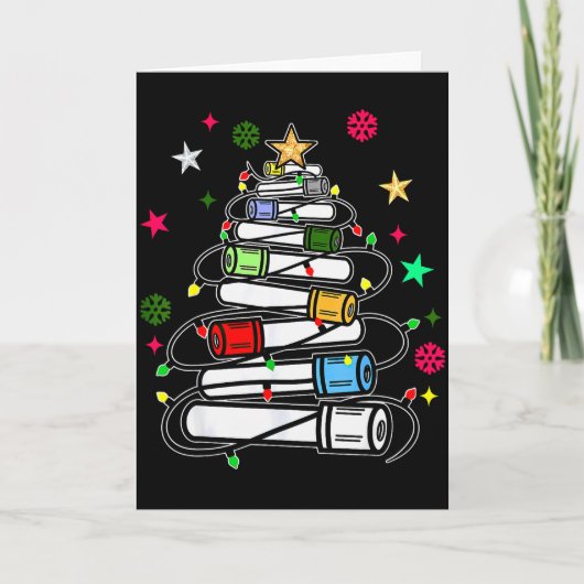 Bloedbuis Kerstboom Bloedafname Tech Bloedafn  Kaart (Voorkant)