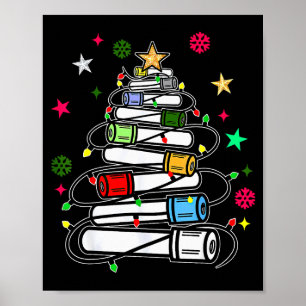 Bloedbuis Kerstboom Flebotomist Tech Flebotomie  Poster