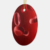 Bloedcellen Keramisch Ornament (Links)