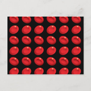 Bloedcellenpatroon Briefkaart