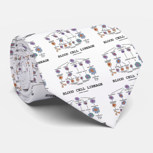 Bloedcellijn (Biologie Gezondheidsgeneesmiddelen) Stropdas (Opgerold)