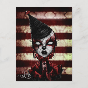 bloedclown briefkaart