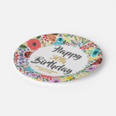 Bloeddag om het even welke Leeftijd noemen Gold Aa Papieren Bordje (Gekanteld)