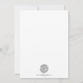 Bloeddagbloemen op 20e "Rode spinlly" Kaart (Achterkant)