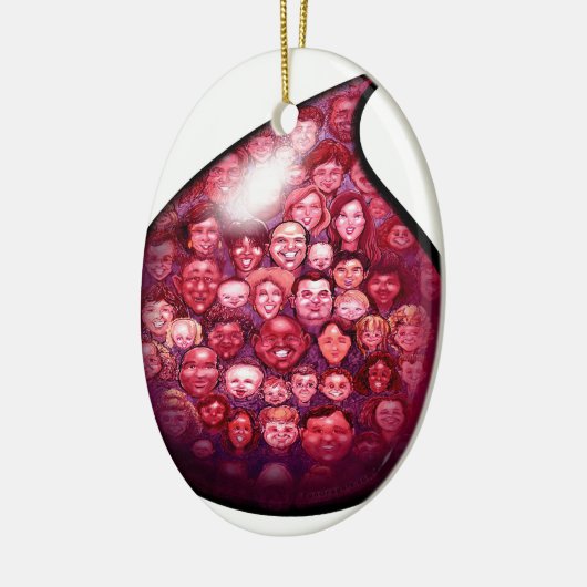 Bloeddaling Keramisch Ornament (Links)