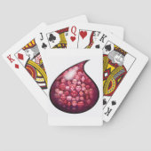 Bloeddaling Pokerkaarten (Achterkant)