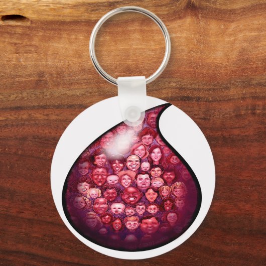 Bloeddaling Sleutelhanger (Voorkant)