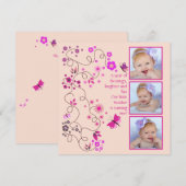 Bloeddans - Fotouitnodiging Kaart (Voorkant / Achterkant)