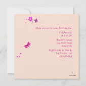 Bloeddans - Fotouitnodiging Kaart (Achterkant)