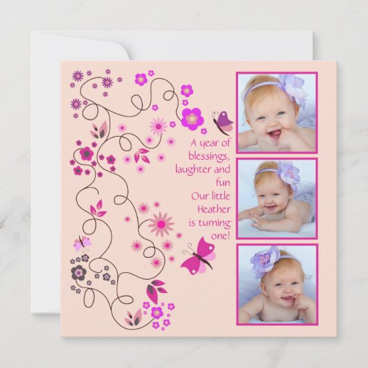 Bloeddans - Fotouitnodiging Kaart (Voorkant)