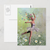 Bloeddanser Briefkaart (Voorkant / Achterkant)