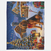 Bloeddeng Vakantie  Fleece Deken (Voorkant)