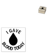 Bloeddonatie Handstempel Rubberstempel (Gestempeld)