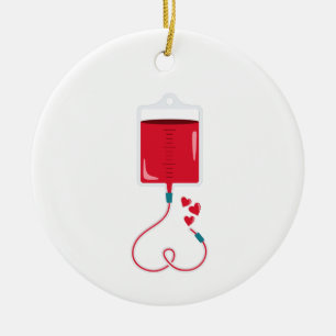 Bloeddonatie Keramisch Ornament