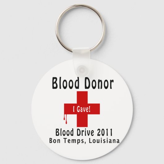 bloeddonor 2011 W-druppels Sleutelhanger (Voorkant)