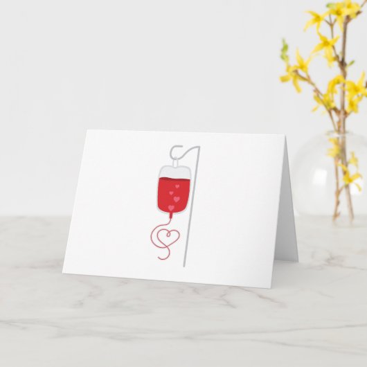 Bloeddonor Kaart (Gele Bloem)