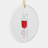 Bloeddonor Keramisch Ornament (Rechts)