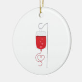 Bloeddonor Keramisch Ornament (Links)