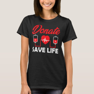 Bloeddonor Phlebotomie Kit Donatie Red levens Don T-shirt