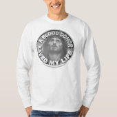 Bloeddonor redde mijn leven t-shirt (Voorkant)