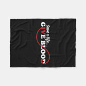 Bloeddonor redt een leven en geeft bloeddonatie fleece deken (Voorkant (Horizontaal))