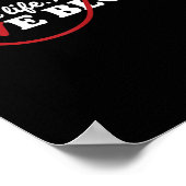 Bloeddonor redt een leven en geeft bloeddonatie poster (Hoek)