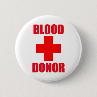 Bloeddonor Ronde Button 5,7 Cm