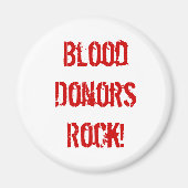 BloeddonorenRock! Magneet (Voorkant)