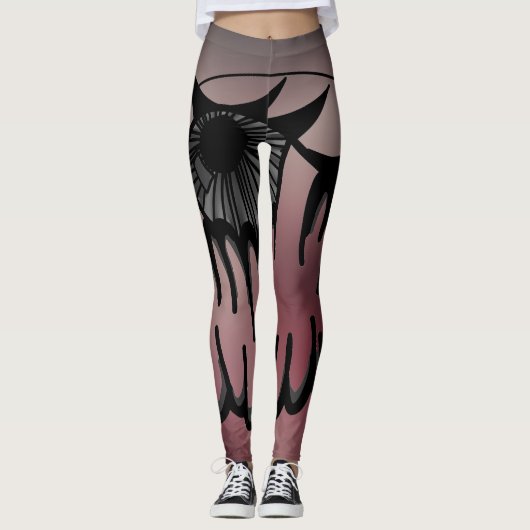 Bloeddoorlopen gezichtsvermogen leggings (Voorkant)