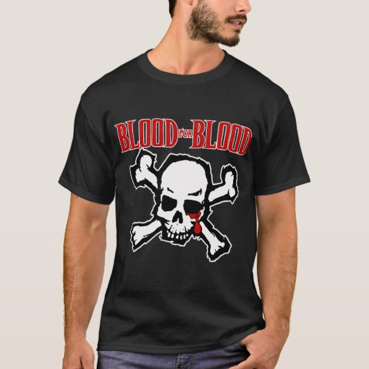Bloeddorst punkband t-shirt (Voorkant)