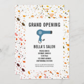 Bloeddroger Terrazzo Salon Openen Kaart (Voorkant / Achterkant)