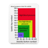 BLOEDDRUK CHART MAGNET MAGNEET (Verticaal)