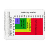 BLOEDDRUK CHART MAGNET MAGNEET (Horizontaal)