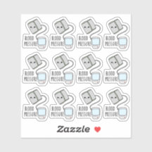 Bloeddruk Gezondheidszorg Tracking Schrijf-op Labe