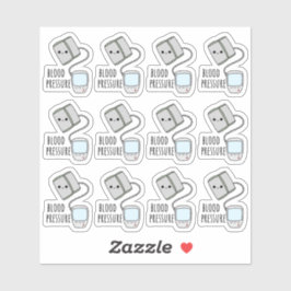 Bloeddruk Gezondheidszorg Tracking Schrijf-op Labe Sticker