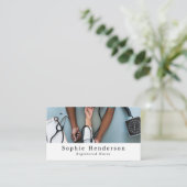 Bloeddruk, medisch deskundige, verpleegkundige visitekaartje (Staand voorkant)