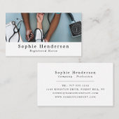 Bloeddruk, medisch deskundige, verpleegkundige visitekaartje (Voorkant / Achterkant)