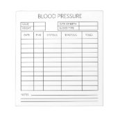 Bloeddruk Notitieblok (Voorkant)