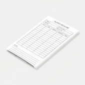 Bloeddruk Post-it® Notes (Schuin)