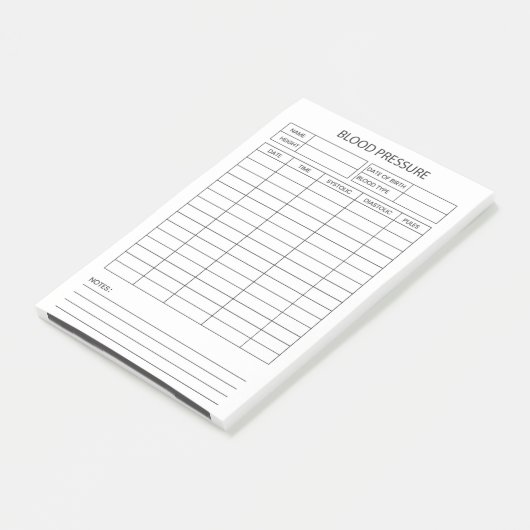 Bloeddruk Post-it® Notes (Schuin)