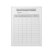 Bloeddruk Tracker Notitieblok (Linkerzijde)