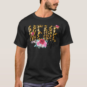 Bloeddrukmeter Afdrukmodel Levenslang Moederdag vr T-shirt