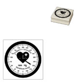 Bloeddrukmeter Verpleegarts Gezondheidszorg Rubberstempel (Gestempeld)