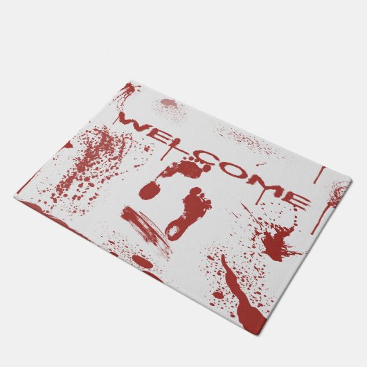 Bloeddrukplaat geplateerde halloween deurmat (Schuin)