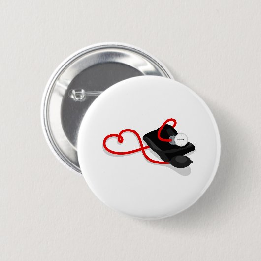 Bloeddrukverlaging Ronde Button 5,7 Cm (Voorkant /achterkant)