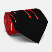 Bloeddruppelnektie Stropdas (Opgerold)