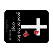 Bloeddruppels gotGod316.com Cross Magneet (Horizontaal)